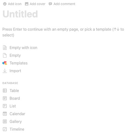 Como criar uma página no Notion App Como criar uma página no Notion App