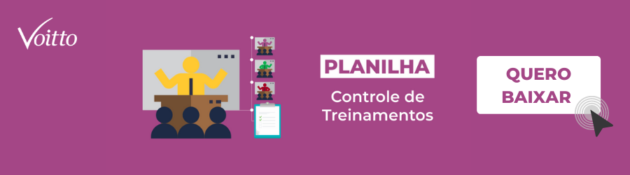 Planilha de Controle de treinamentos Planilha de Controle de treinamentos