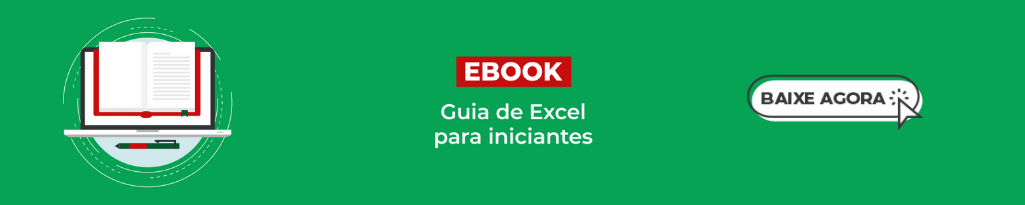 Banner do Ebook - Guia de Excel para iniciantes.