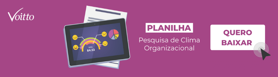Planilha pesquisa de clima organizacional