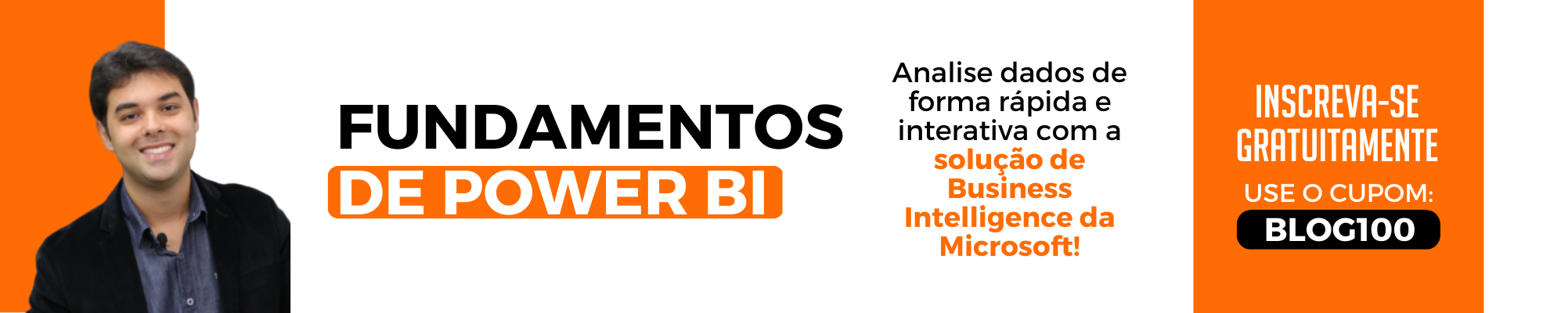 Banner do curso "Fundamentos de Power BI"