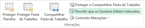 Protegendo a planilha Protegendo a planilha