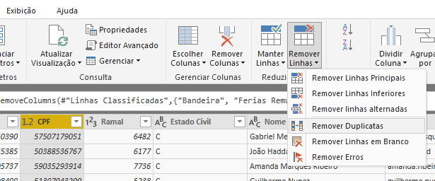 Como tratar dados corretamente no Power BI