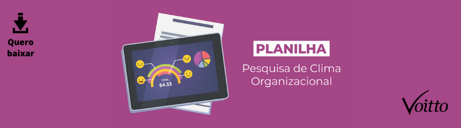 Planilha de pesquisa de clima organizacional. Baixe agora!