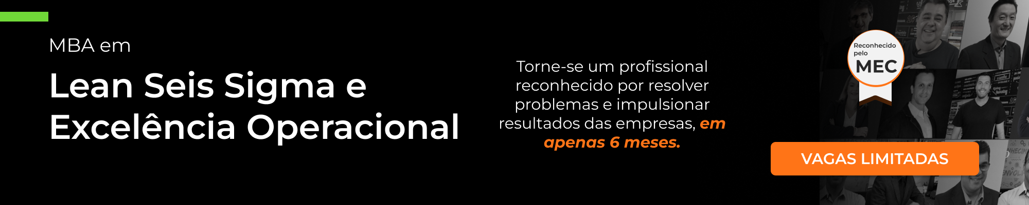 [MBA] MBA em Lean Seis Sigma e Excelência Operacional