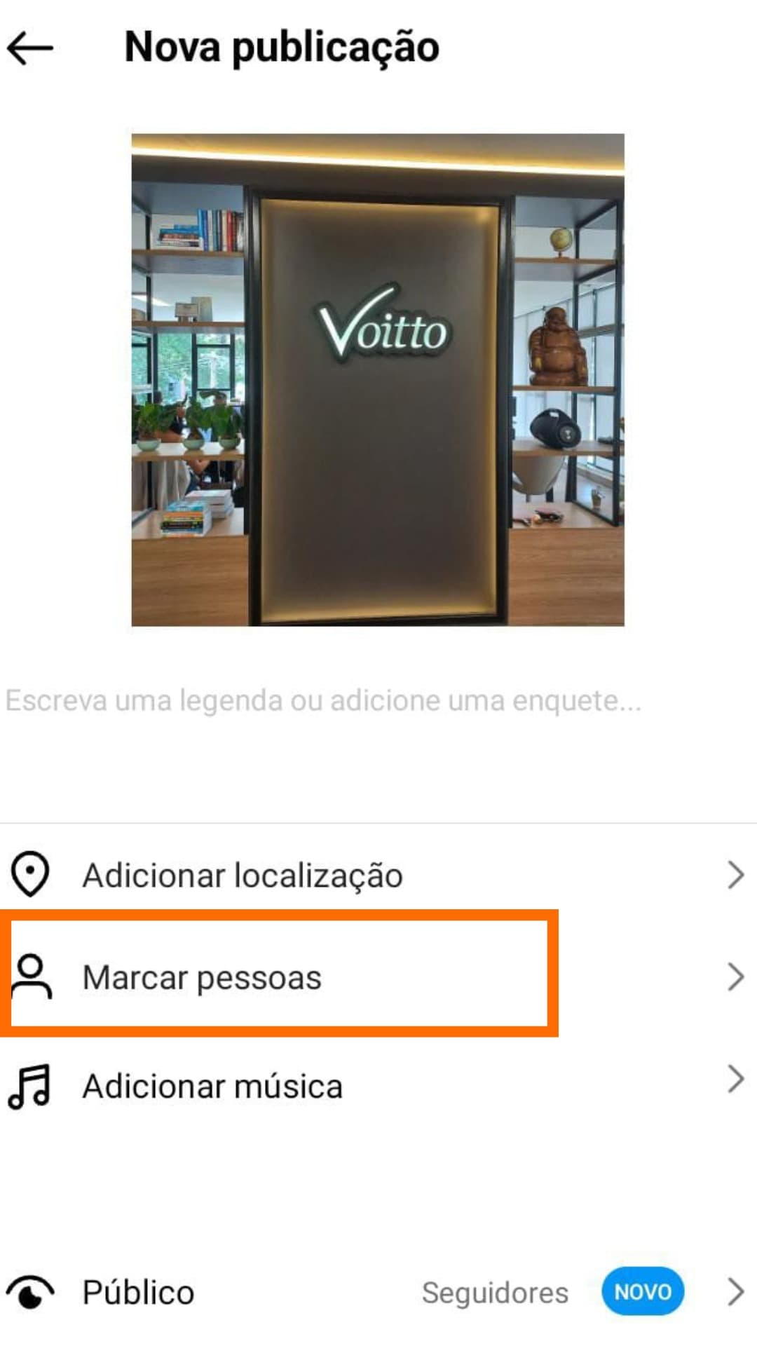 Marcar Pessoas