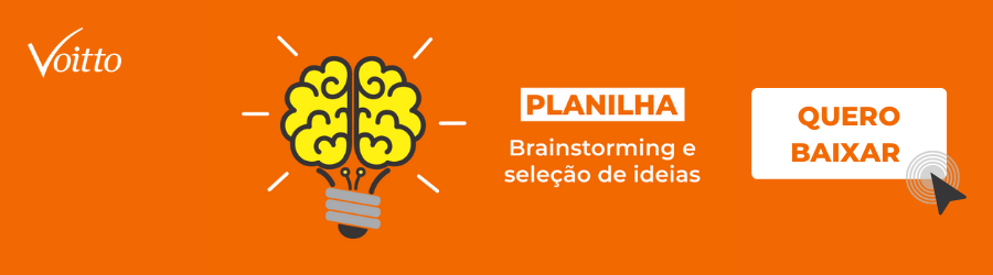 [Planilha] Brainstorming e seleção de ideias