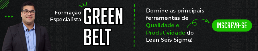 Baner Formação Especialista Green Belt.