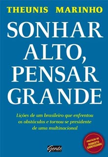 Capa do livro "Sonhar Alto, Pensar Grande".