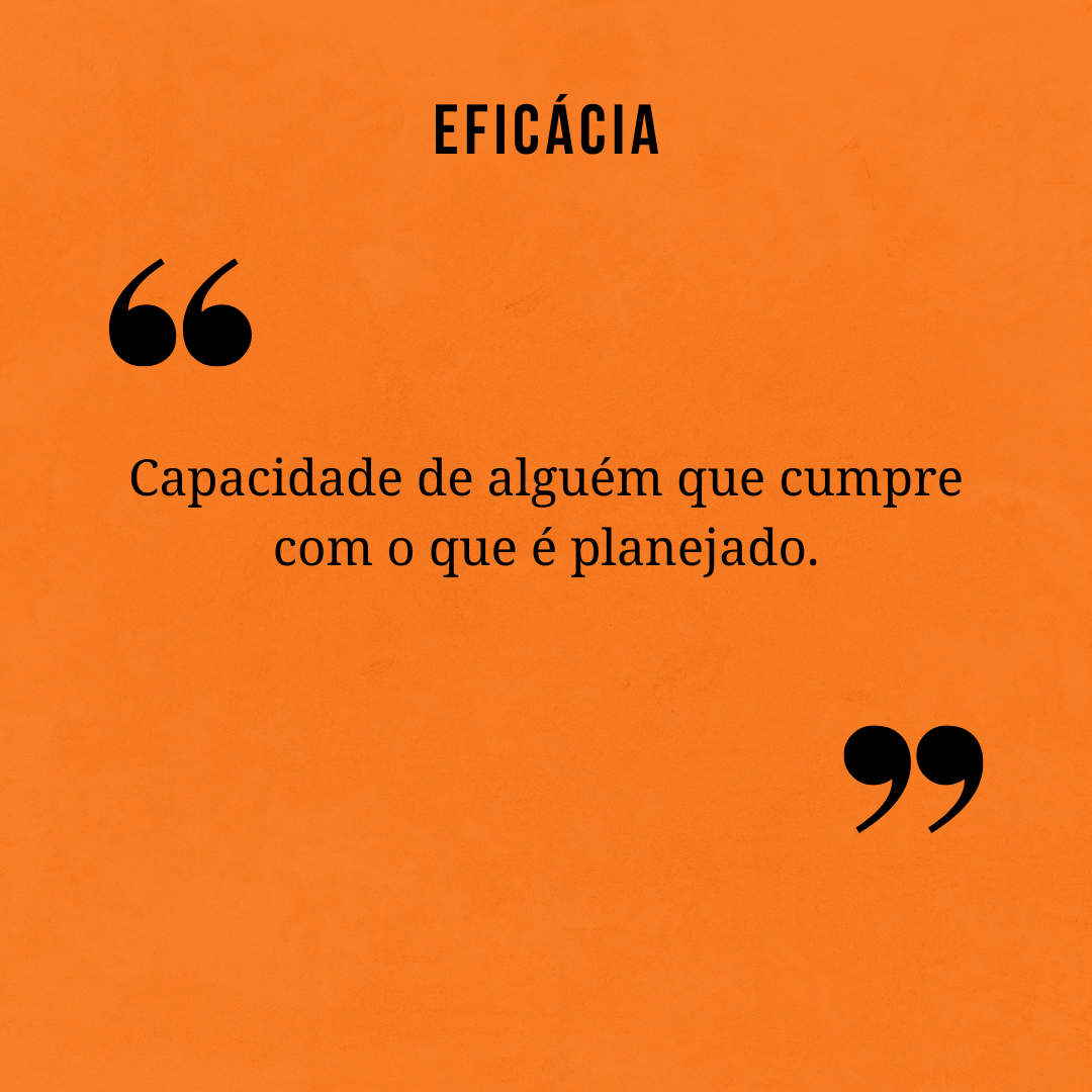 Significado Eficácia