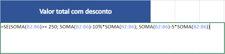 Caso a função LET não fosse utilizada.