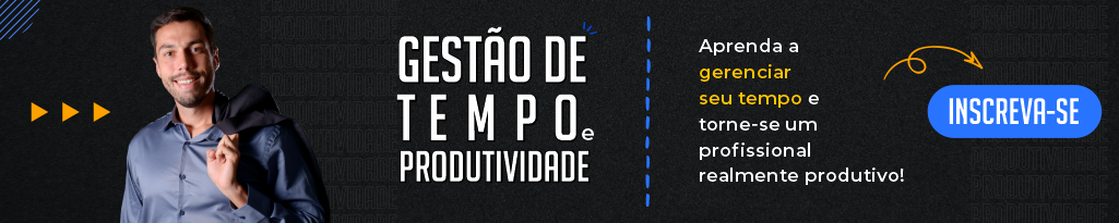 Banner do Curso Gestão de Tempo e Produtividade