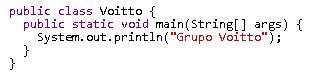 Impressão de caracteres em java