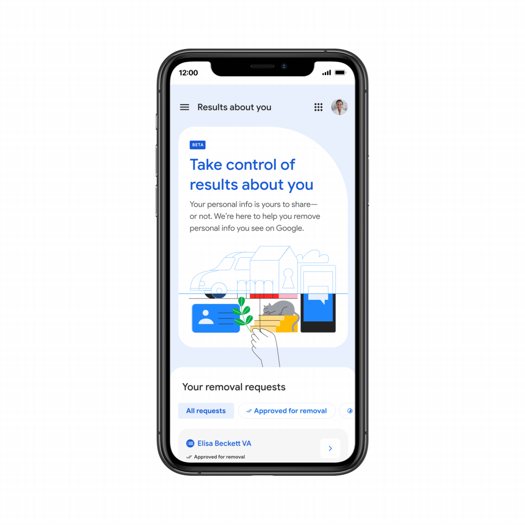 Gif how to remove your personal data from google