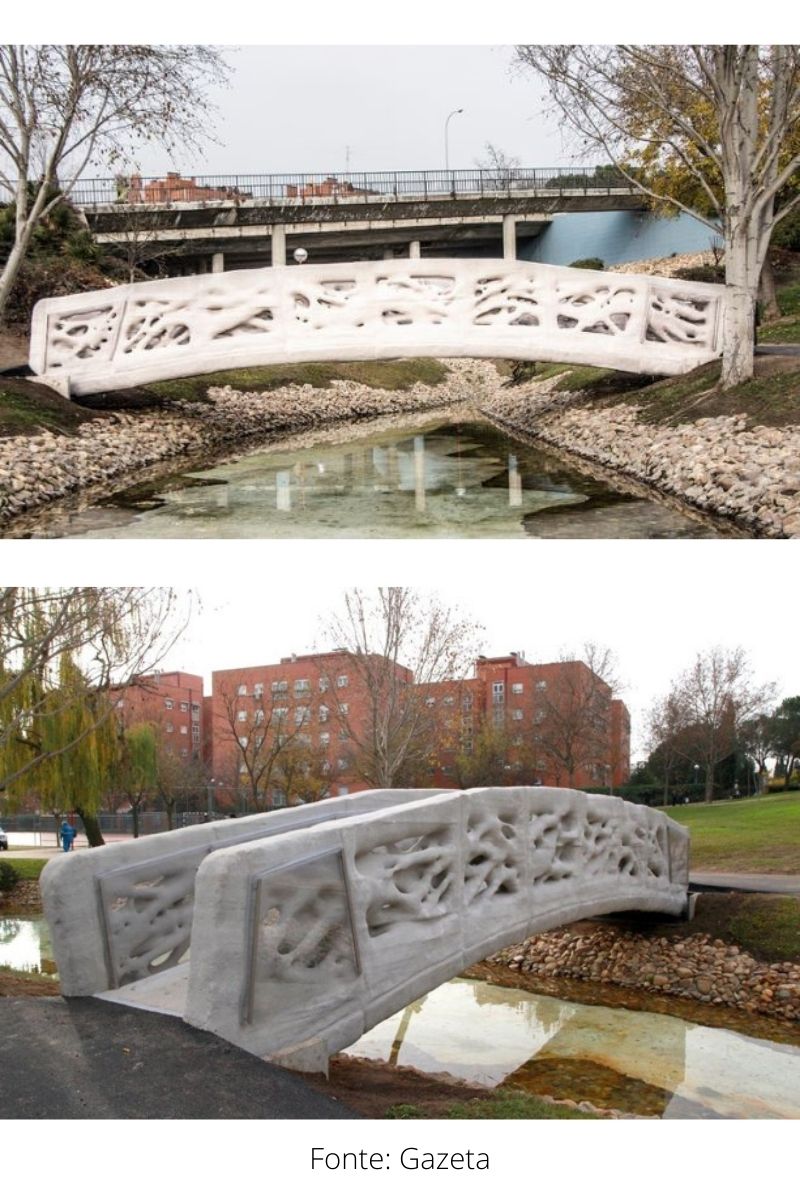 Ponte impressa em 3D na Espanha Ponte impressa em 3D na Espanha