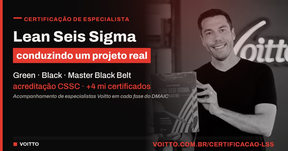 Certificação de Projeto Real Lean Seis Sigma