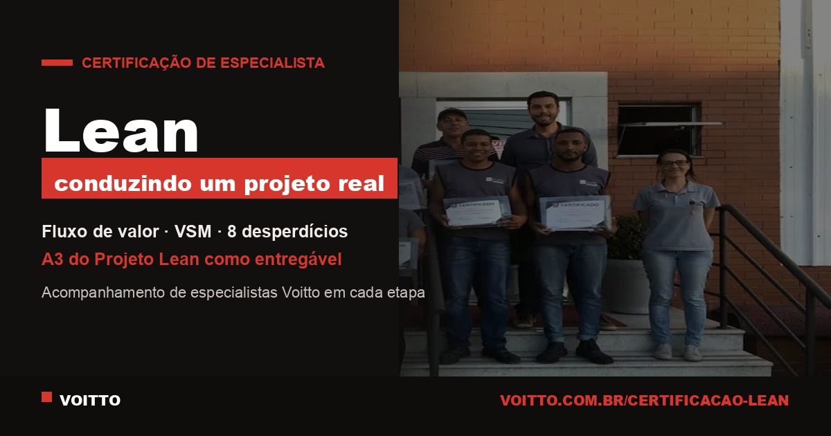 Certificação de Projeto Real Lean
