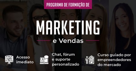 Programa de Formação em Marketing e Vendas