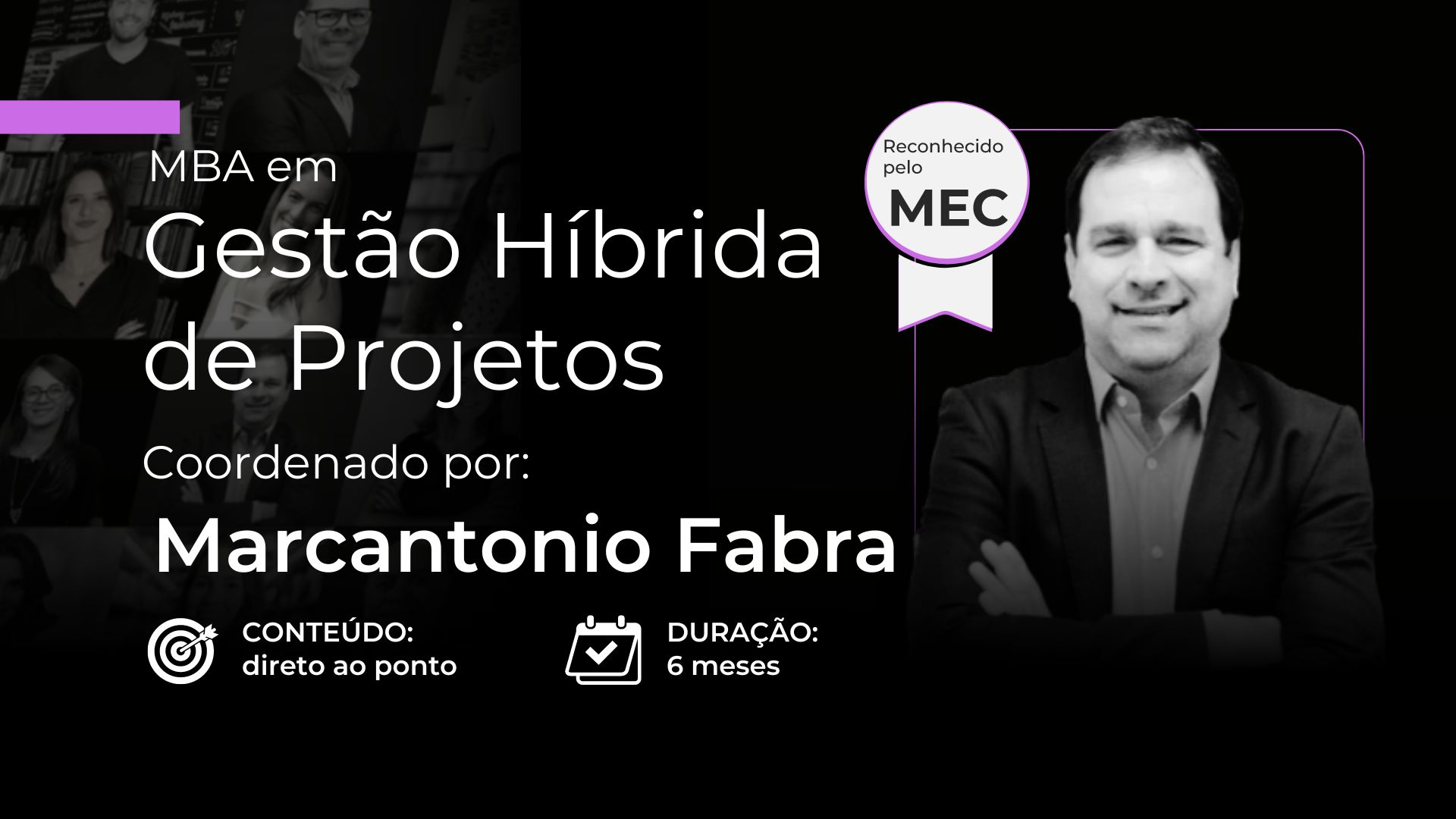 MBA em Gestão Híbrida de Projetos - Coordenação Marcantonio