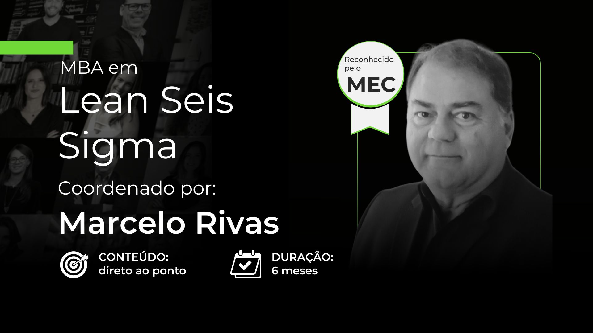 MBA em Lean Seis Sigma - Coordenação Marcelo Rivas